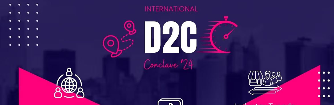 Book Online Tickets for International D2C Conclave 24 Hyderabad, Hyderabad.  
International D2C Conclave\'24
 
The International D2C Conclave 2024 in is Co-Organized with Global Startup Summit ’24 it is an high ticket B2B event with 450+ pax including - Startups VCs Founders Consultants and Enthusiasts.
 